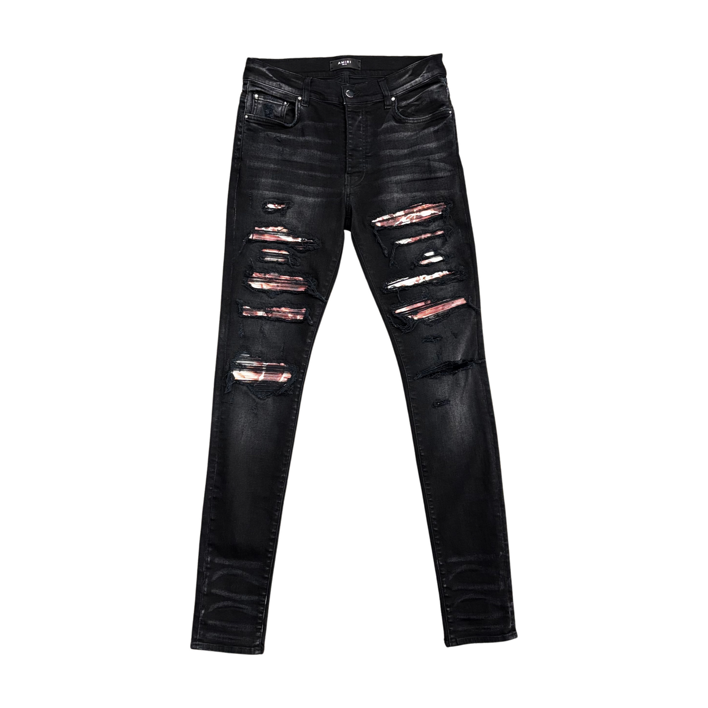 Used Amiri Tie Dye Bandana Thrasher Jeans - Sz 32