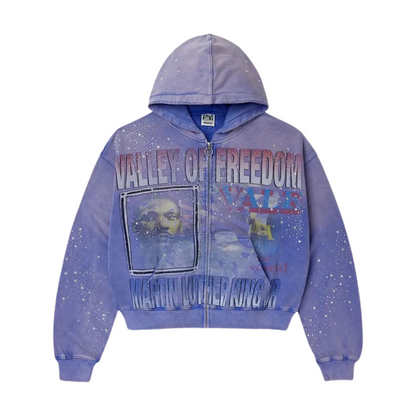 Vale Forever Freedom Zip Up Hoodie - Sz S