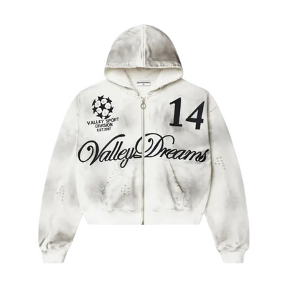 Vale Forever Oreo 14 Zip Up Hoodie - Sz M