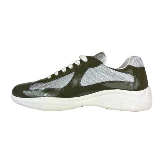 Prada American Cups Olive - Sz 10