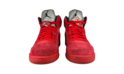 Used Jordan 5 Red Suede - Sz 8.5