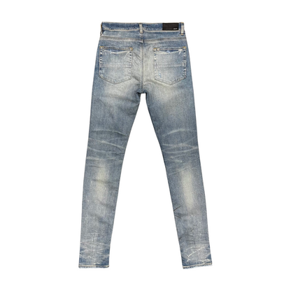 Used Amiri MX1 Black Patch Jeans - Sz 32