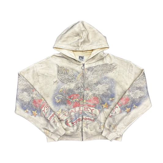 Used Vale Forever Nostalgia Zip Up Hoodie - Sz M