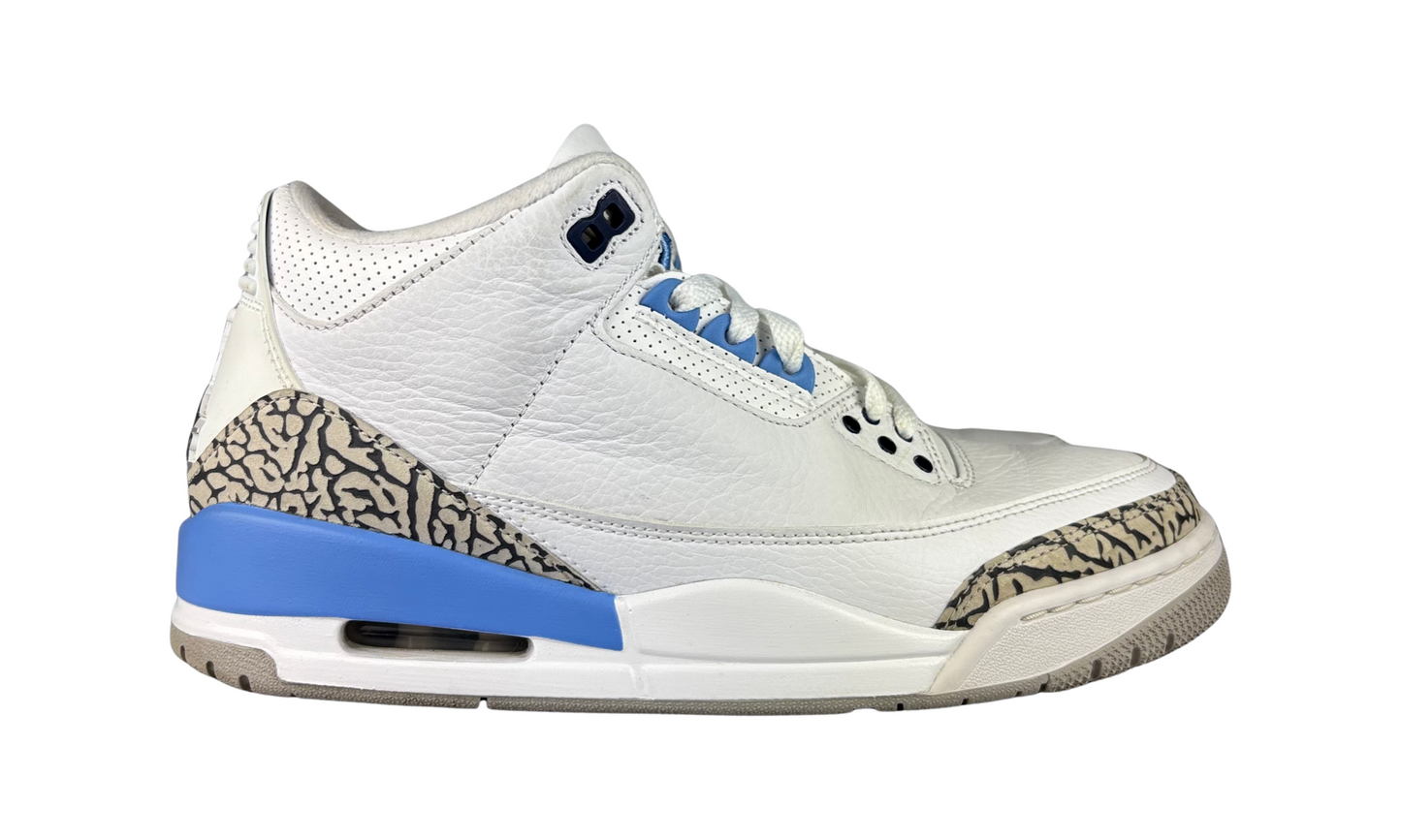 Used Jordan 3 UNC - Sz 9