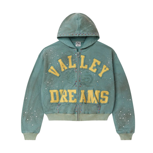 Vale Forever Classico Zip Up Hoodie - Green