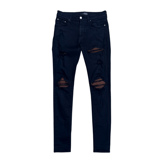 Used Amiri Jeans Black/Brown Patch - Sz 31