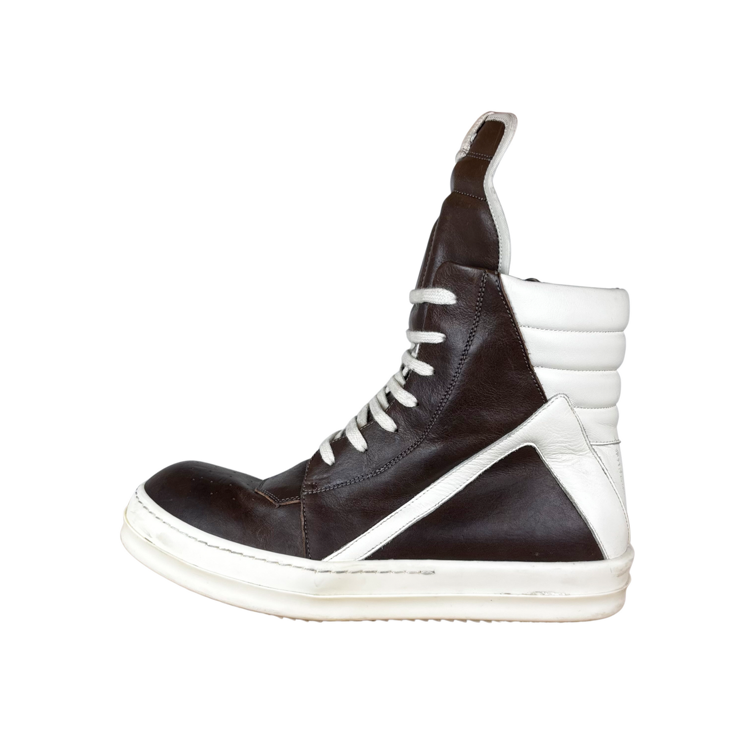 Used Rick Owens Geobasket Brown - Sz 41