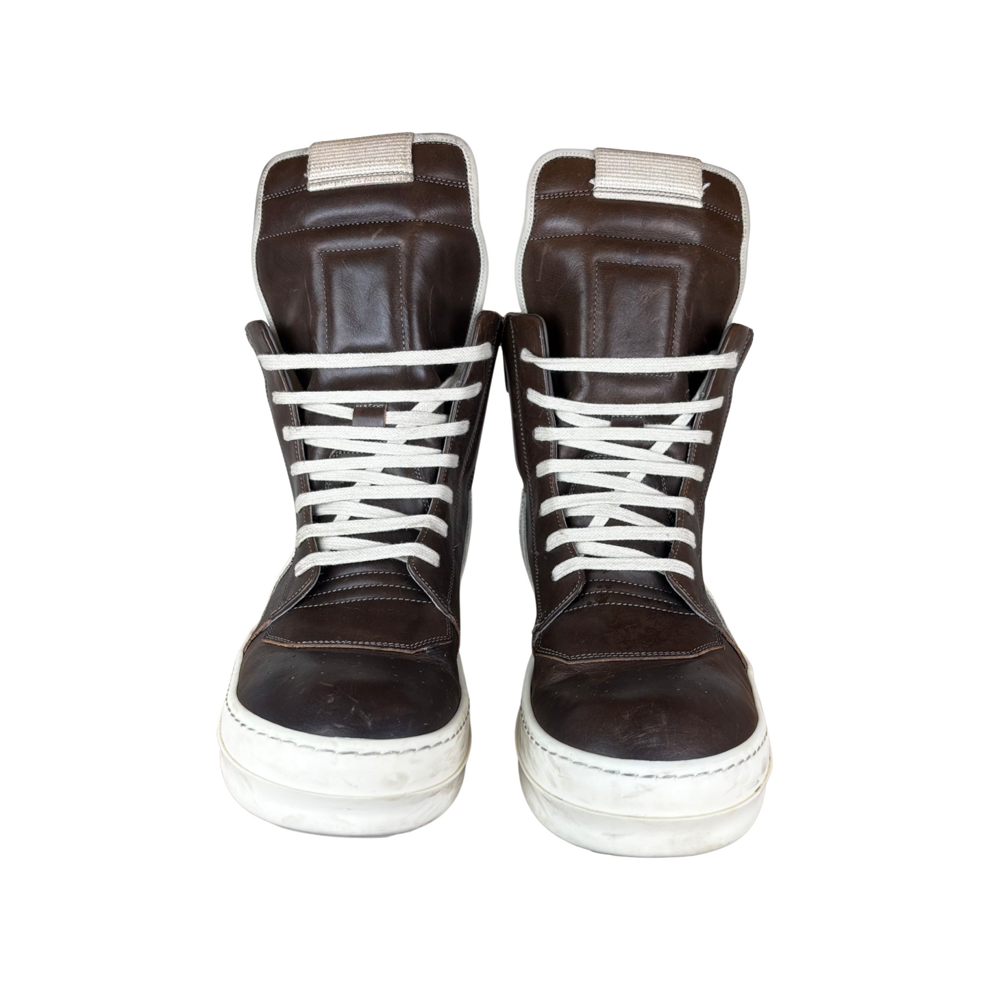 Used Rick Owens Geobasket Brown - Sz 41