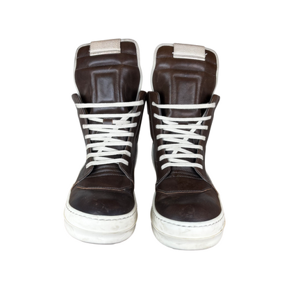Used Rick Owens Geobasket Brown - Sz 41