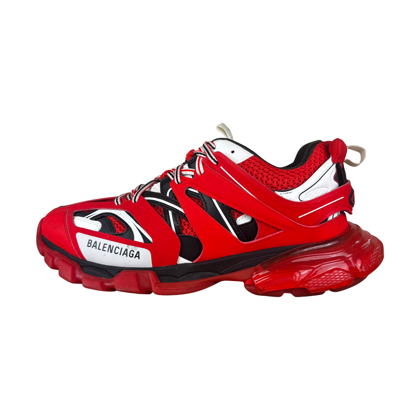 Used Balenciaga Track Runner Red - Sz 42