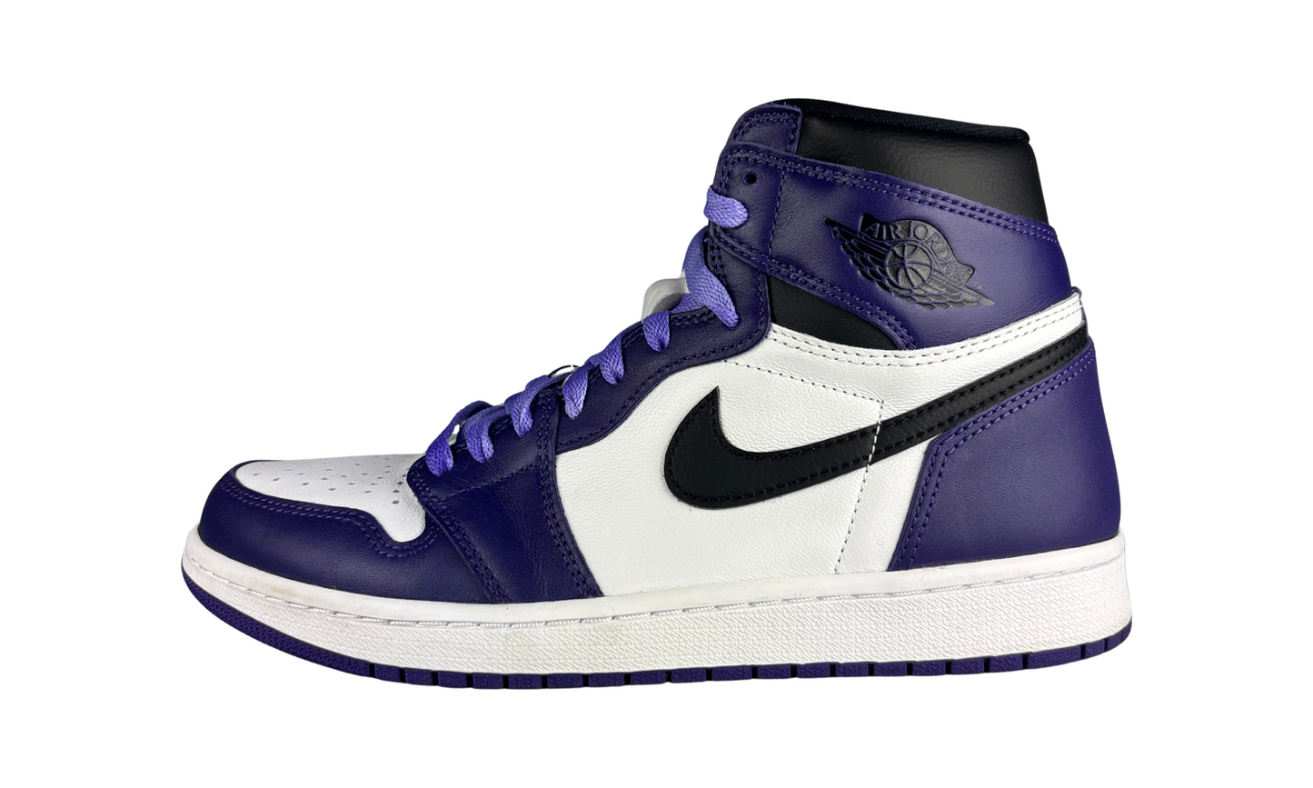 Used Jordan 1 Court Purple - Sz 8.5