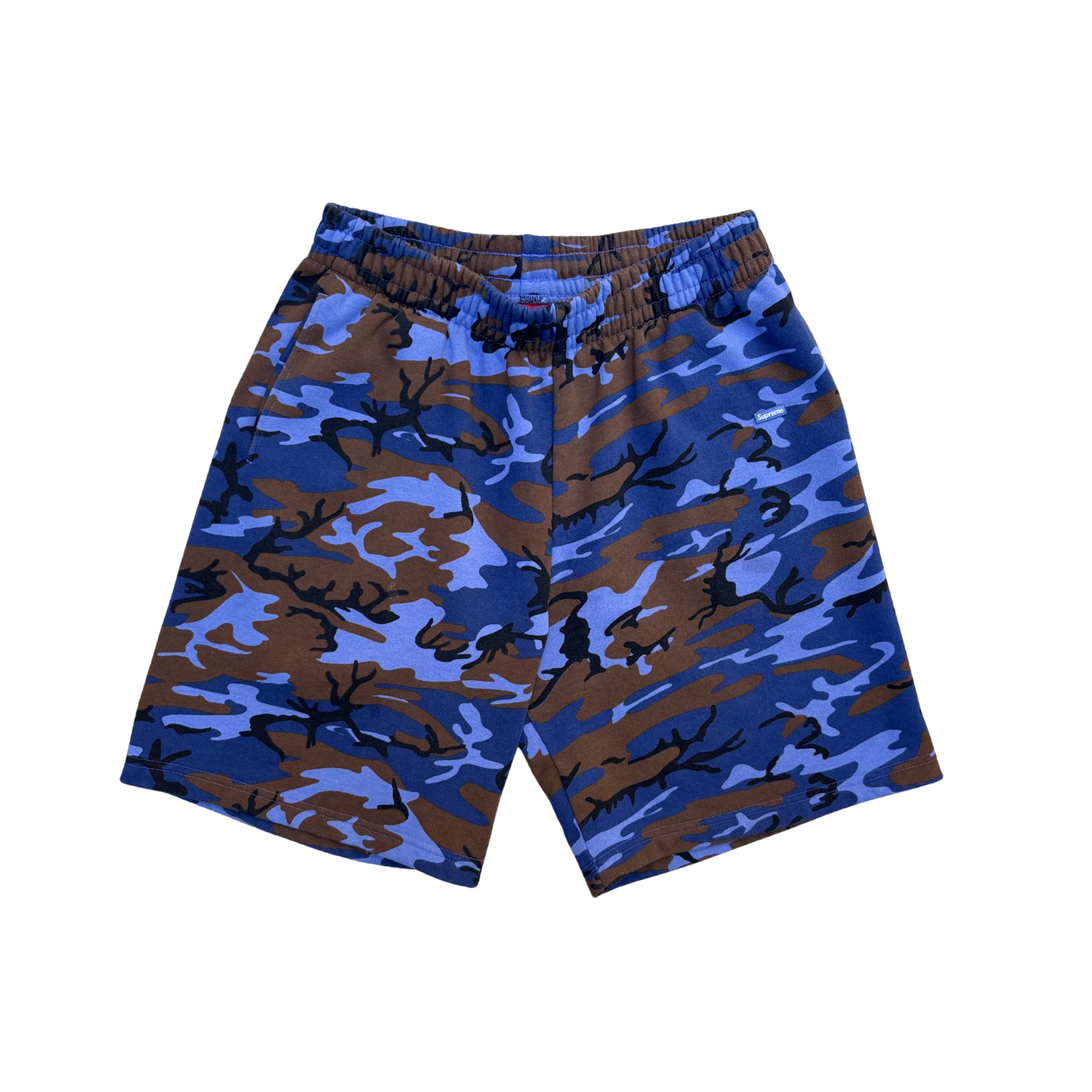 Used Supreme Purple Camo Shorts - Sz S