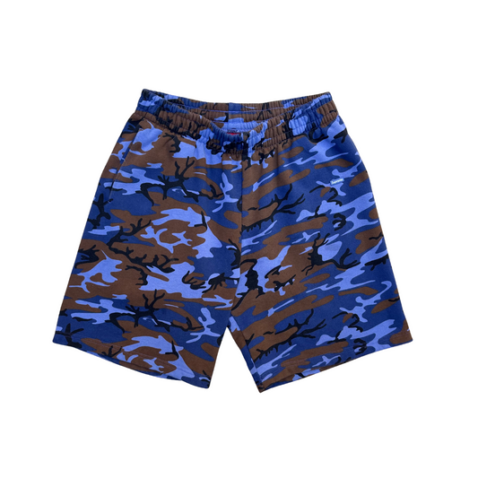 Used Supreme Purple Camo Shorts - Sz S