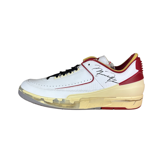 Jordan 2 Retro Low SP Off-White White Red - Sz 13