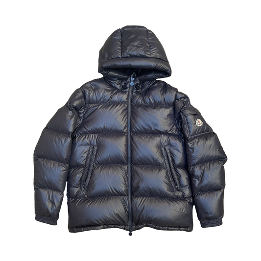 Used Moncler Jacket Navy Blue - Sz 5