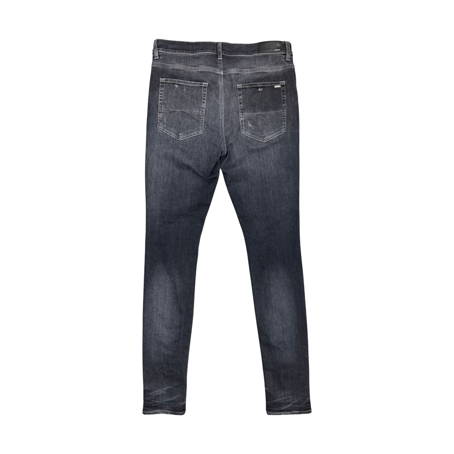 Used Amiri Black Bandana Thrasher Jean - Sz 34