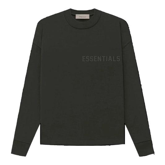 Essentials Long Sleeve - Off-Black