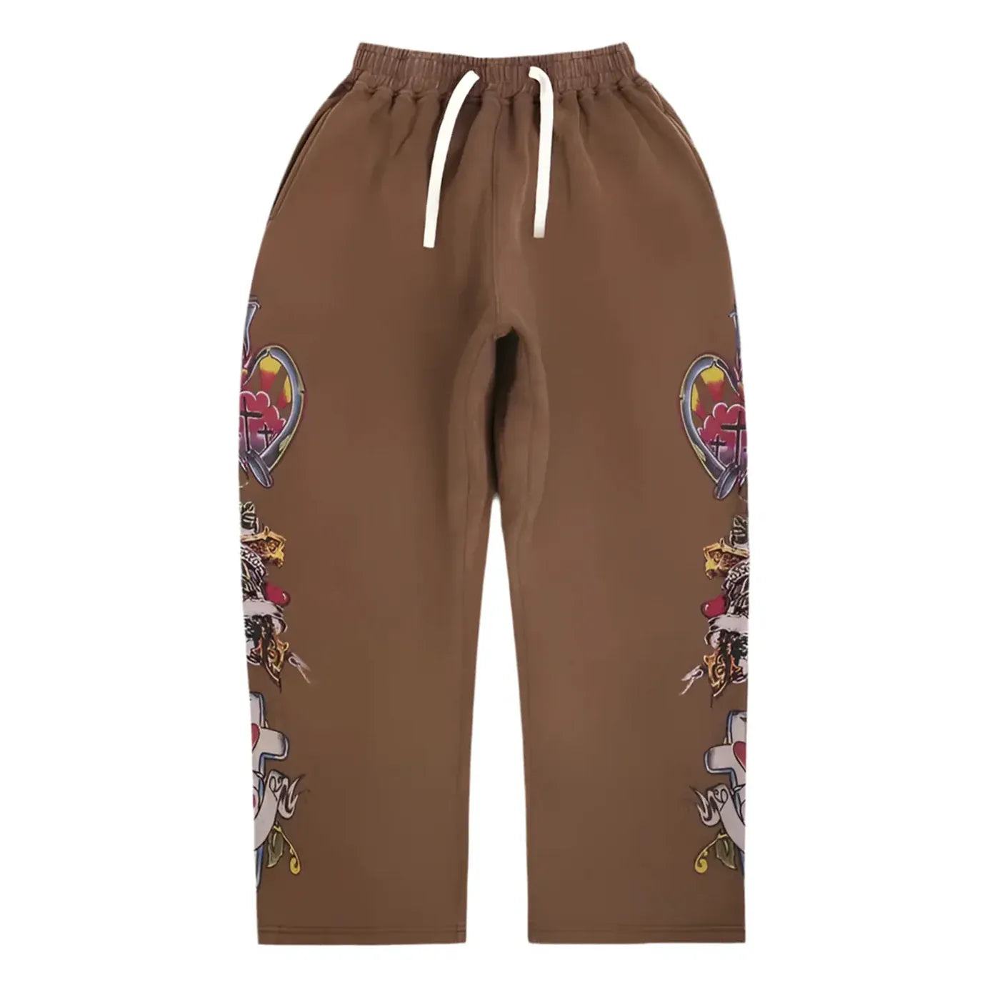 We Are Righteous "Risen King" Sweatpants - Brown