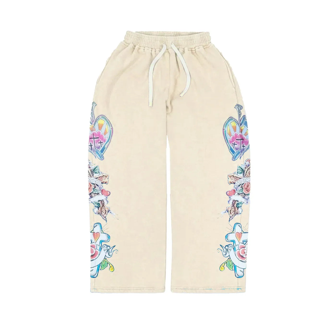 We Are Righteous "Risen King" Sweatpants - Cream