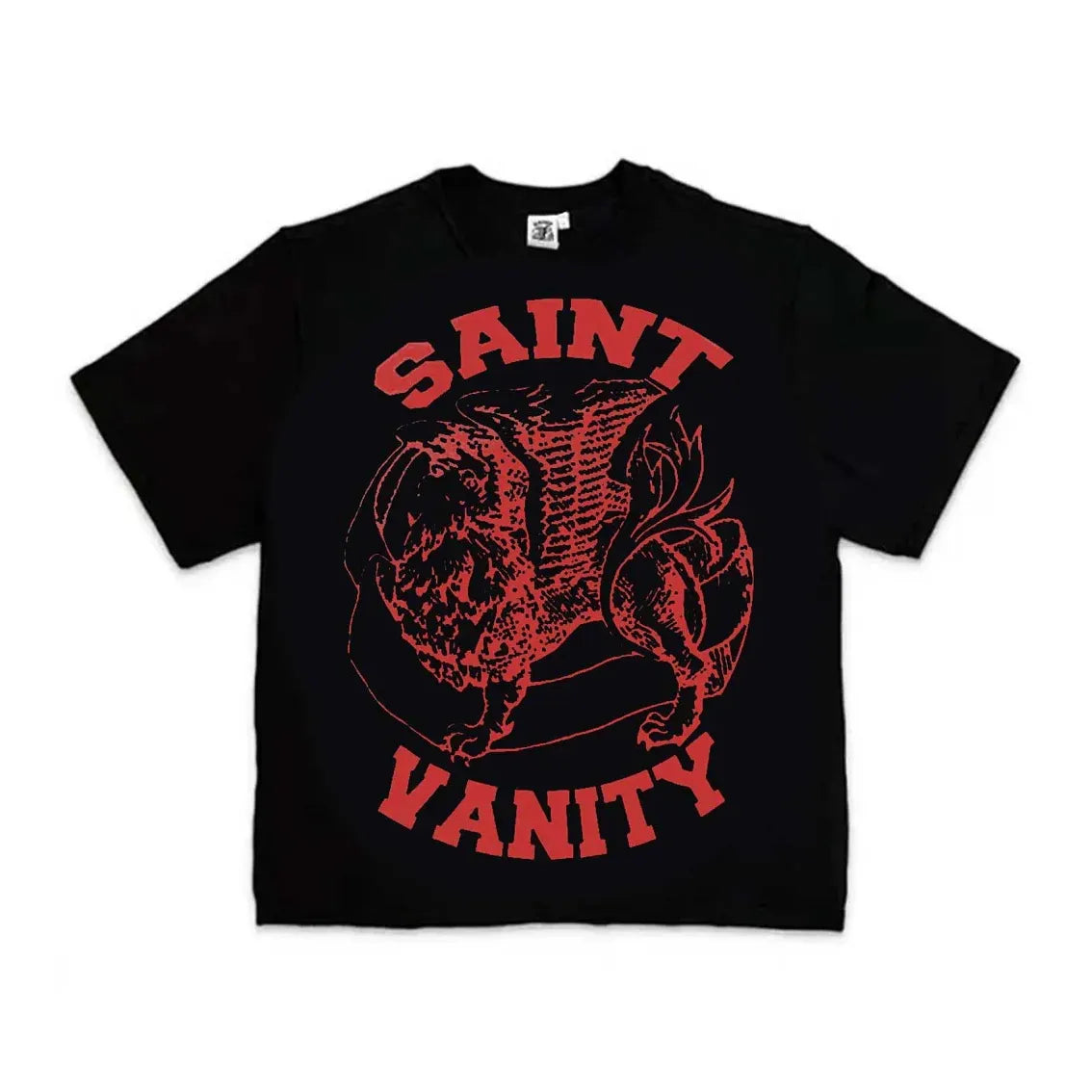 Saint Vanity Griffin Tee Black/Red