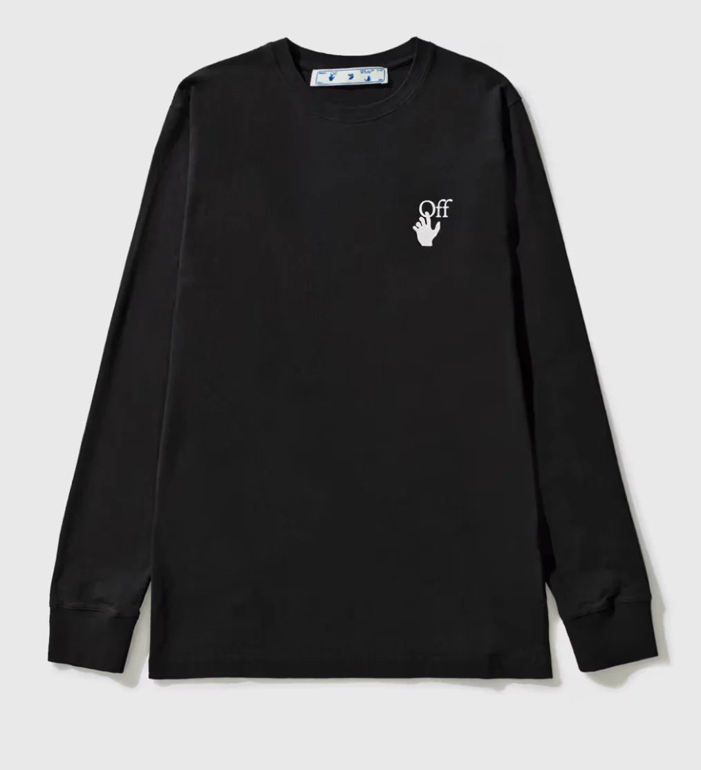 Off-White logo L/S tee