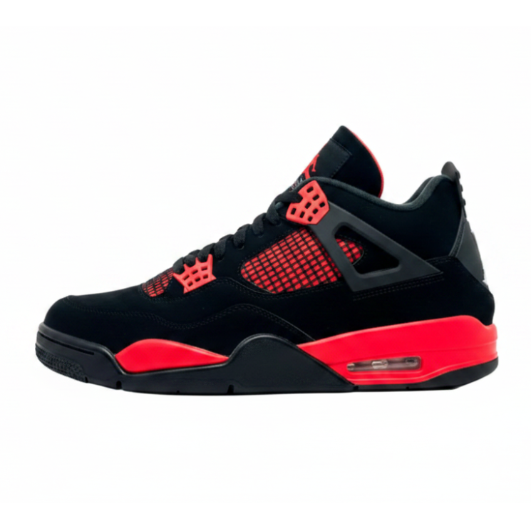 New Red Thunder Jordan 4 - Sz 10.5