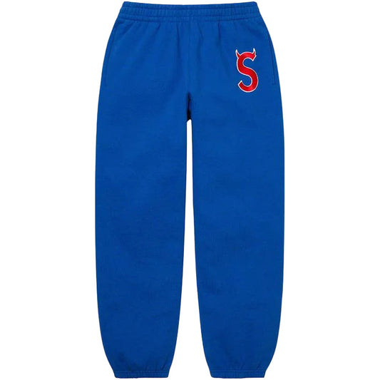 Supreme S Logo Sweatpants Blue