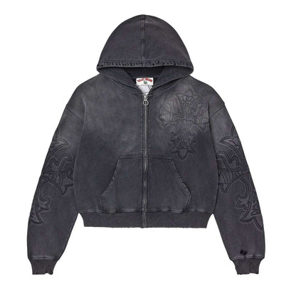 Vale Forever Carver Zip Up Hoodie Black