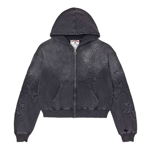 Vale Forever Carver Zip Up Hoodie Black