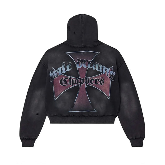 Vale Forever Chopper Pullover Hoodie Black