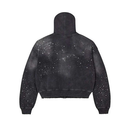 Vale Forever Vale Forever Classico Zip Up Hoodie Black