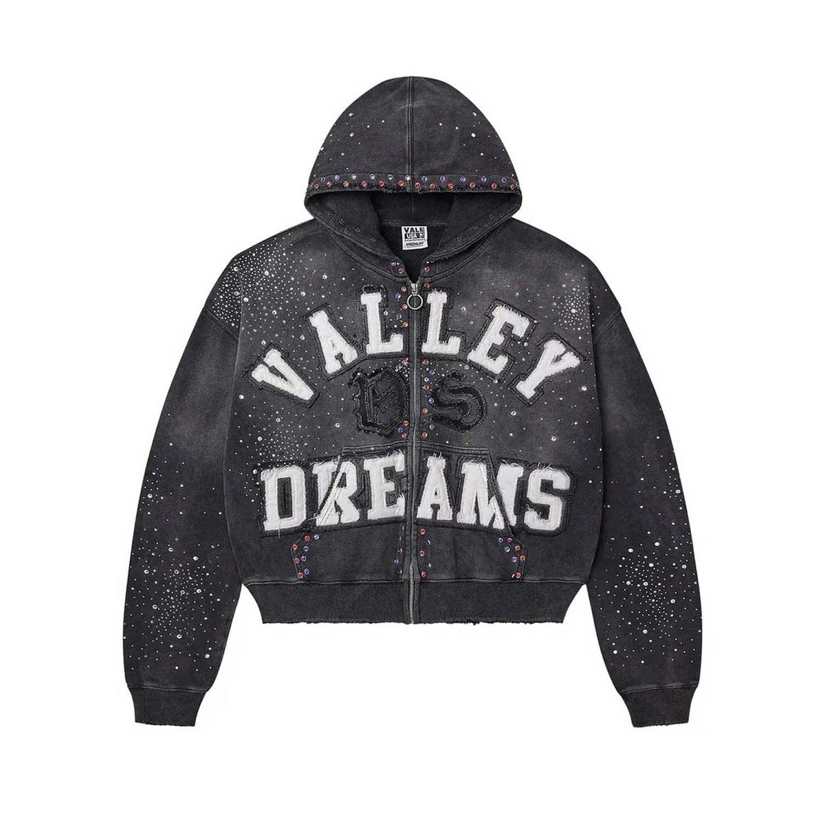 Vale Forever Vale Forever Classico Zip Up Hoodie Black