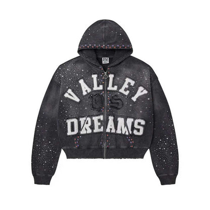 Vale Forever Vale Forever Classico Zip Up Hoodie Black