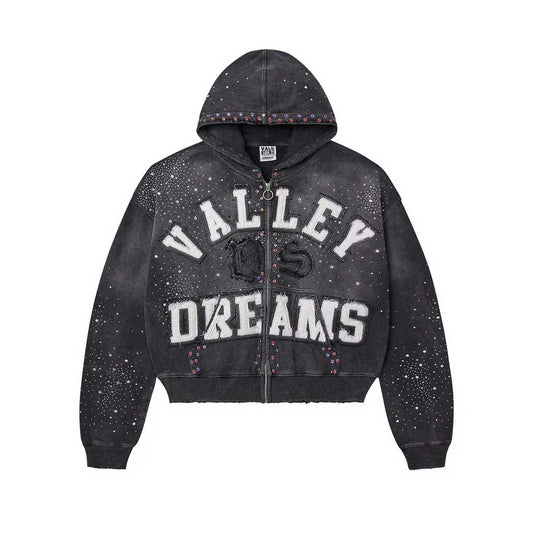 Vale Forever Vale Forever Classico Zip Up Hoodie Black