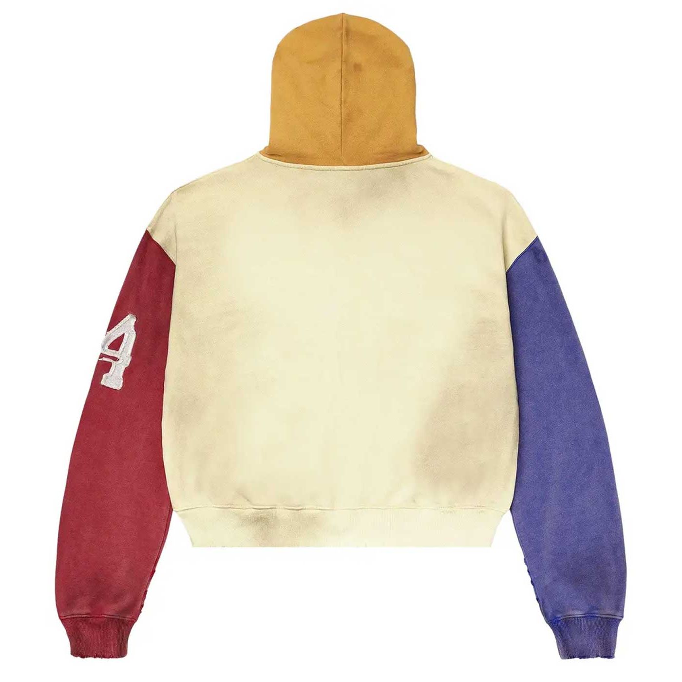 Vale Forever Collage Zip Up Hoodie Cream