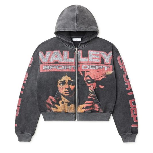 Vale Forever Devils Advocate Zip Up Hoodie Black