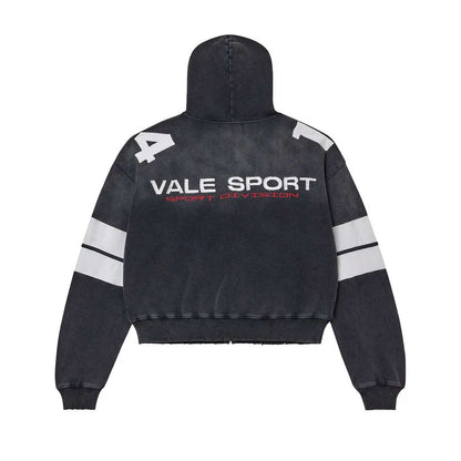 Vale Forever Vale Forever Jerzee Zip Up Hoodie Black