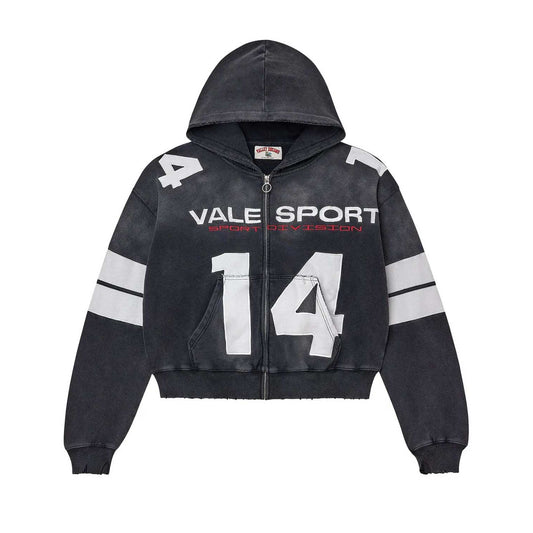 Vale Forever Vale Forever Jerzee Zip Up Hoodie Black