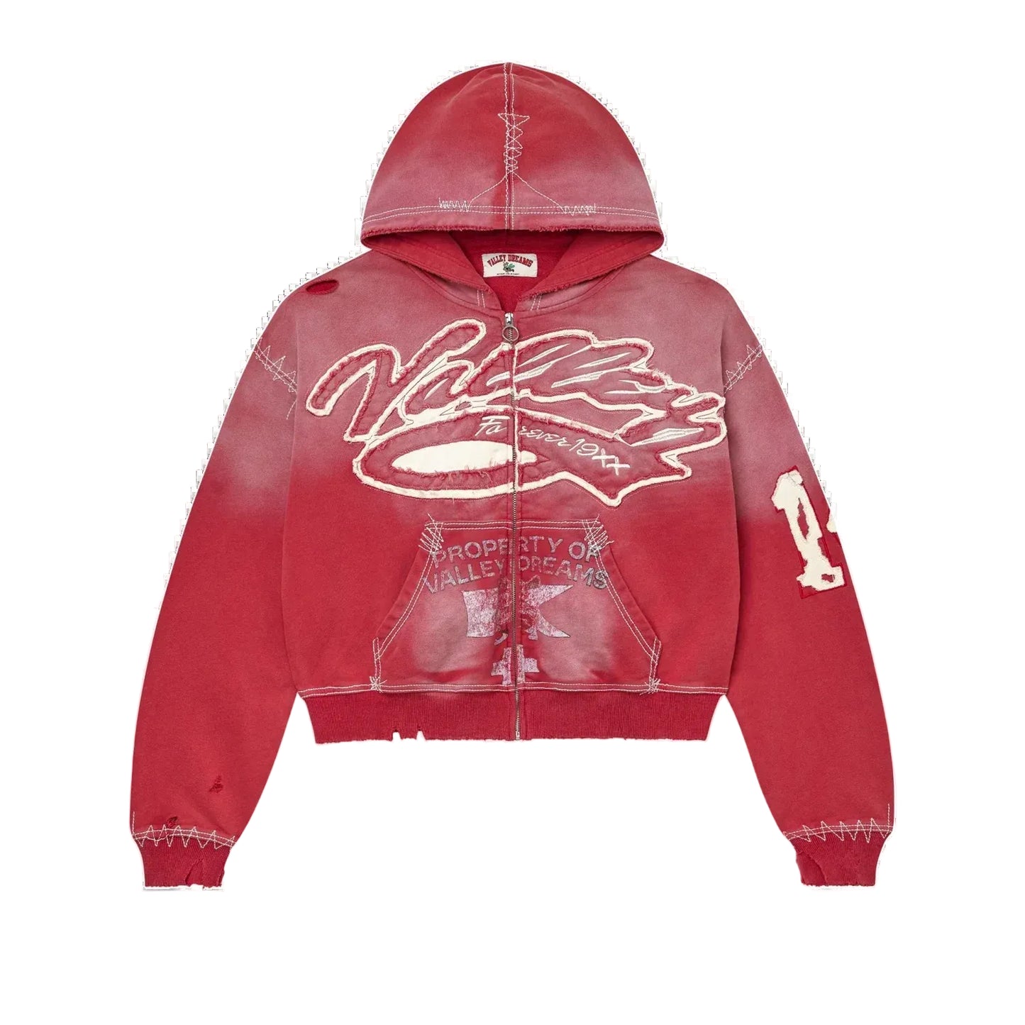 Vale Forever Religion Zip Up Red