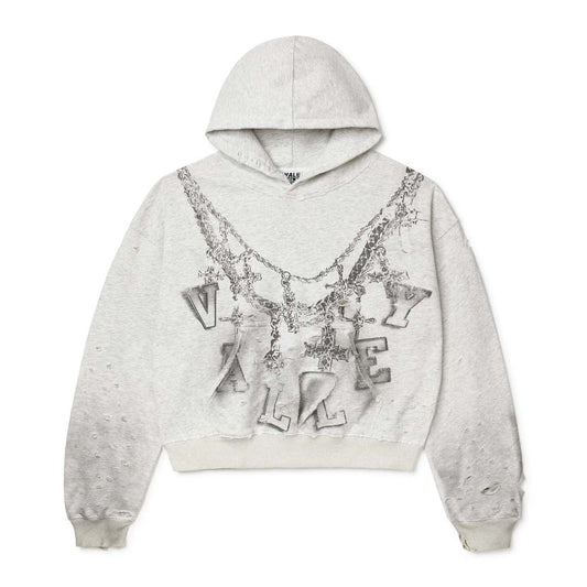 Vale Forever Big Chains Hoodie Light Heather Grey