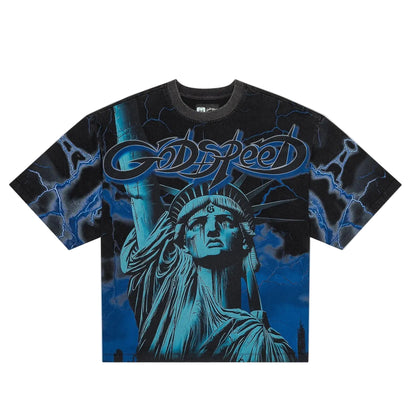 Godspeed Voltage Tee - LA Blue