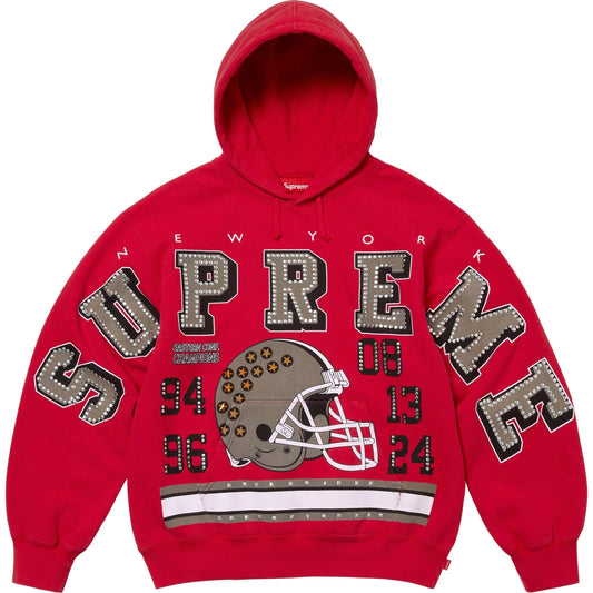 Supreme Champions Studded Hoodie - Sz L