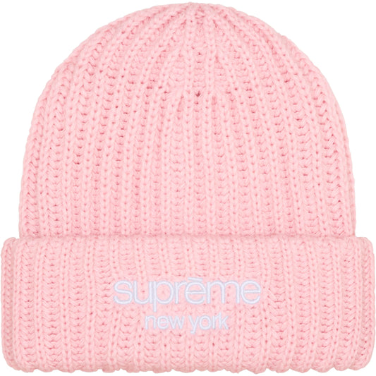 Supreme Ribbed Classic Logo Beanie