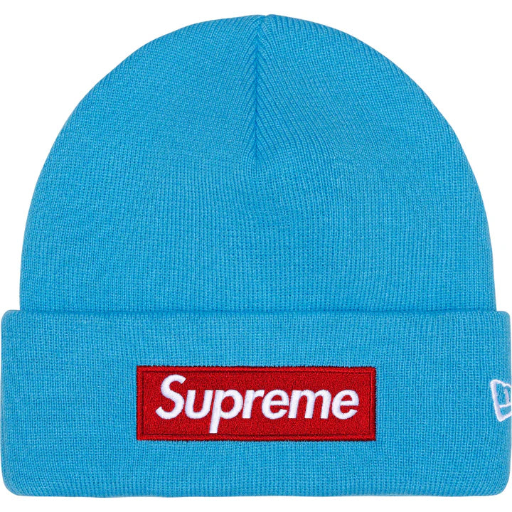 Supreme Box Logo Beanie FW25 - Cyan