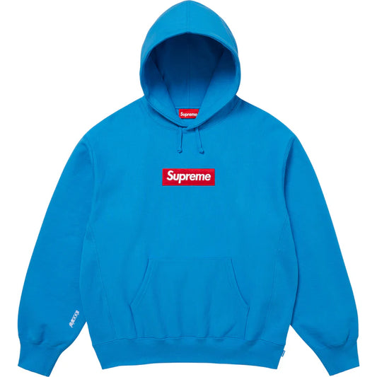 Supreme Box Logo Hoodie FW25 - Cyan