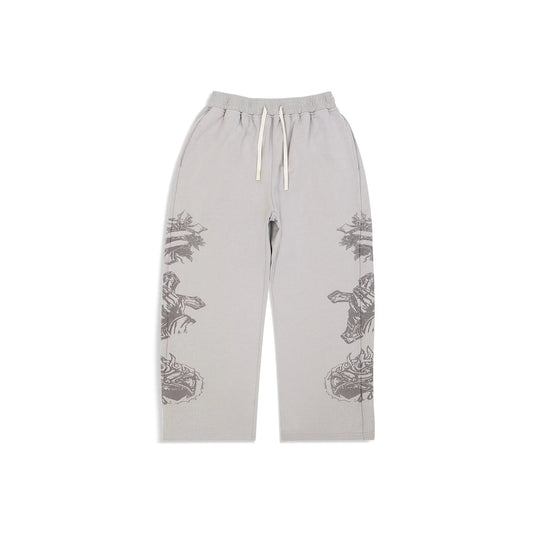 We Are Righteous "Tatted Believer" Sweatpants - Grey