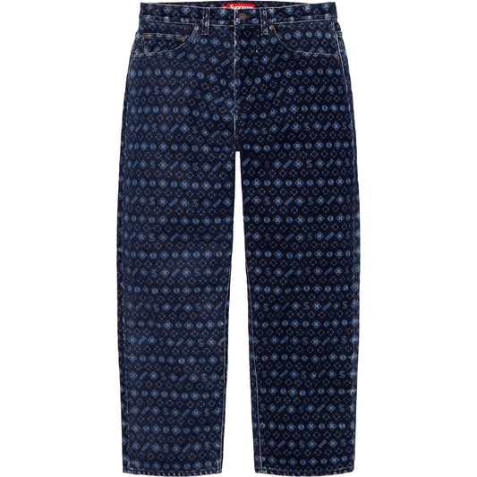 Supreme Flocked Loose Fit Jean - Sz 30