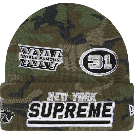Supreme New Era Football Beanie - Camo