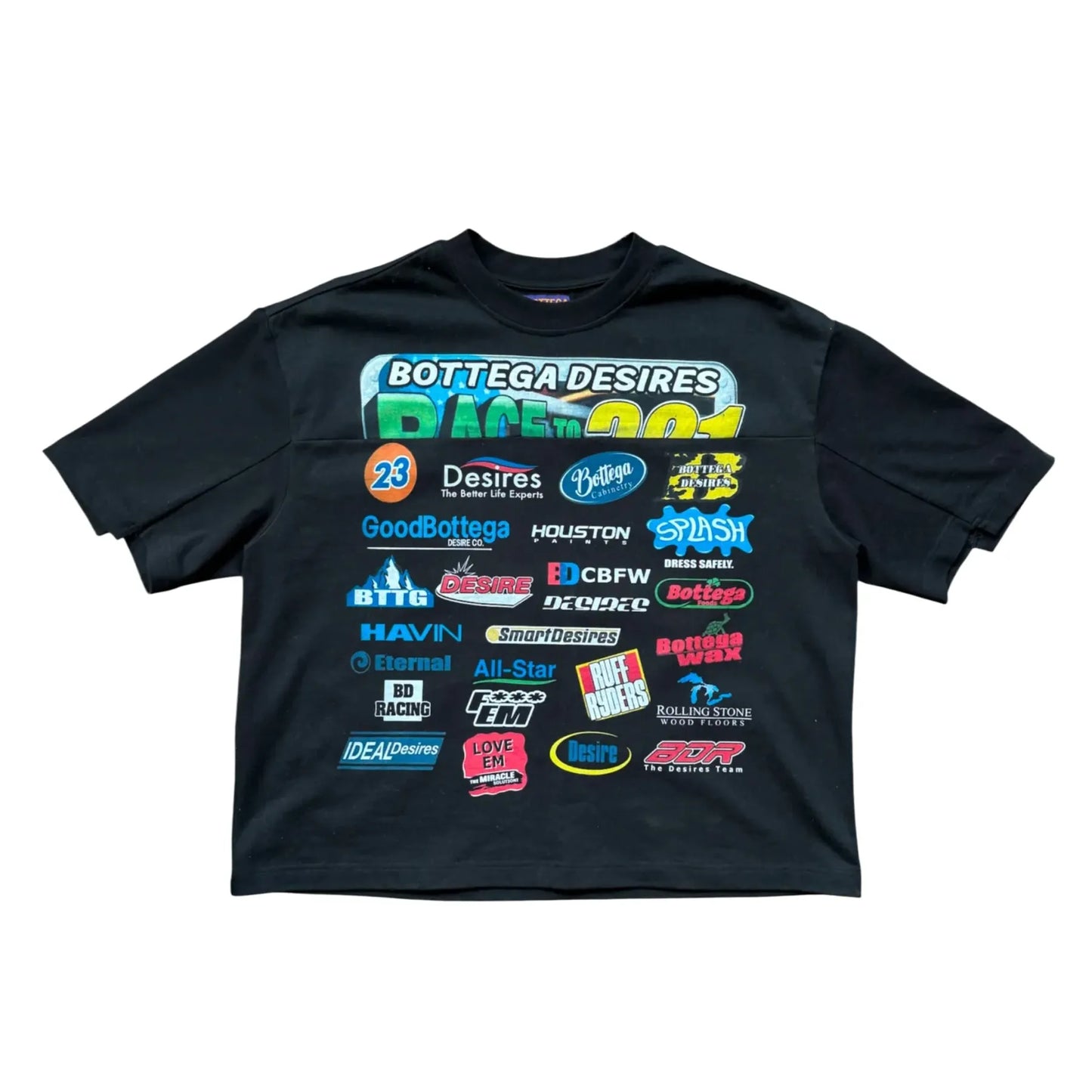 Bottega Desires Race Tee- Black