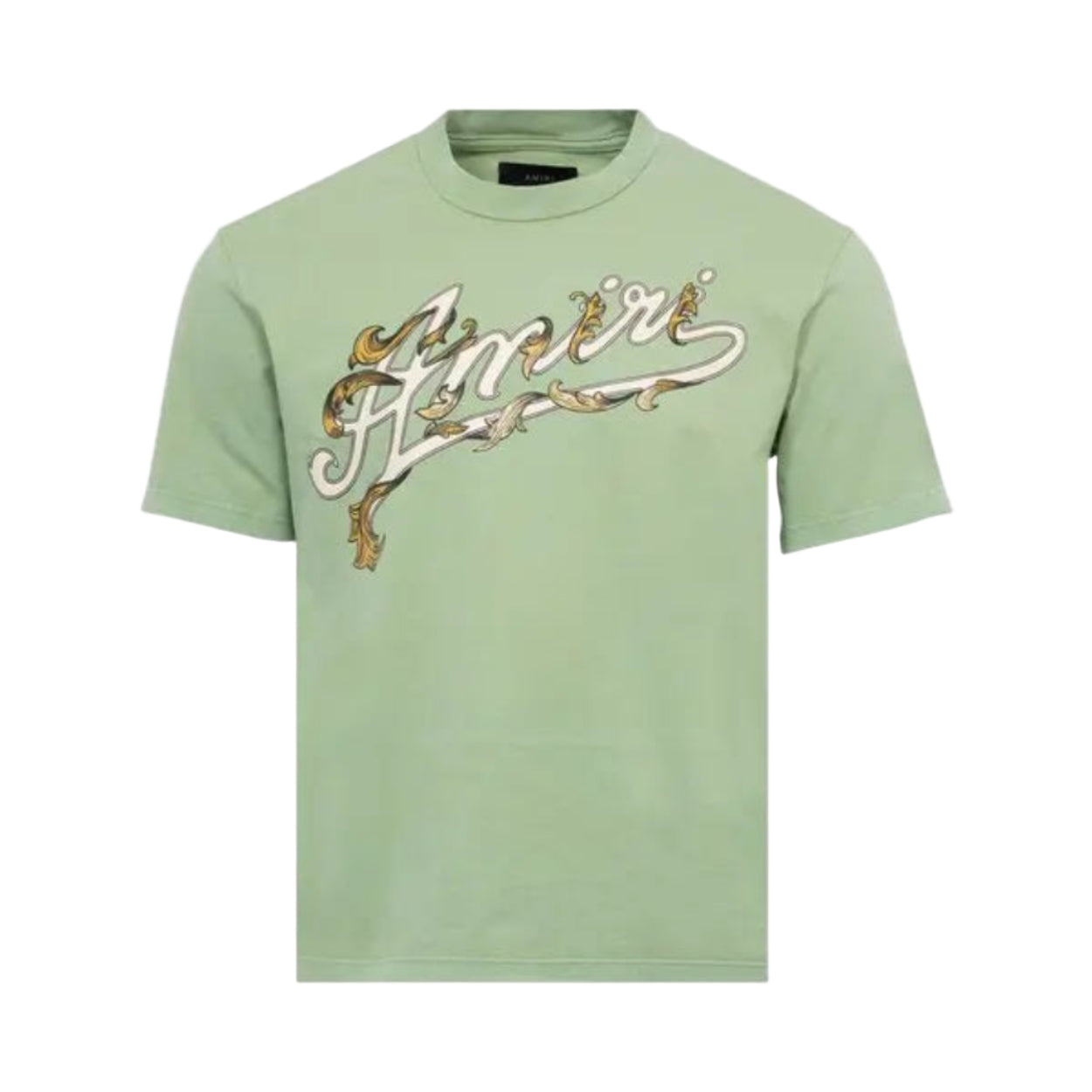 Amiri Filigree Logo Green Shirt